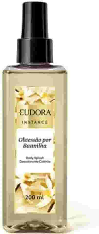 Eudora Body Splash Obsessão por Baunilha, Fragrância Oriental Gourmand, 200 ml