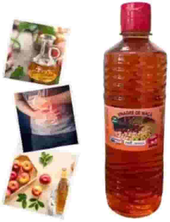 Vinagre de Maçã Orgânico 500ml - 100% Puro e Natural - Não Pasteurizado - Sem Aditivos - Zero Açúcar e Álcool - Acidez 6,3% - Ideal para Saúde e Culinária