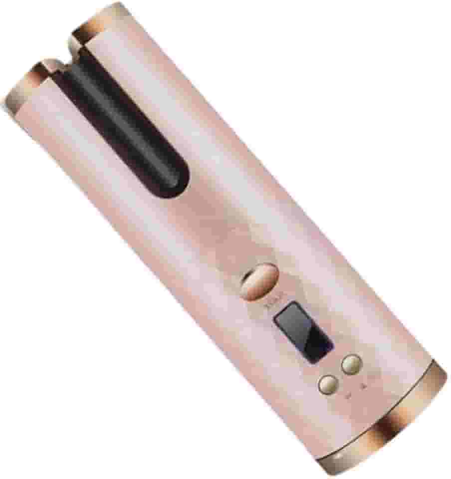 Sem Fio Escova Alisadora Bivolt 5 em 1 - Alisa, Hidrata, Modela, Alinha e Anti-Frizz, Ideal para Cabelos Brasileiros(Rosa(Cachos))