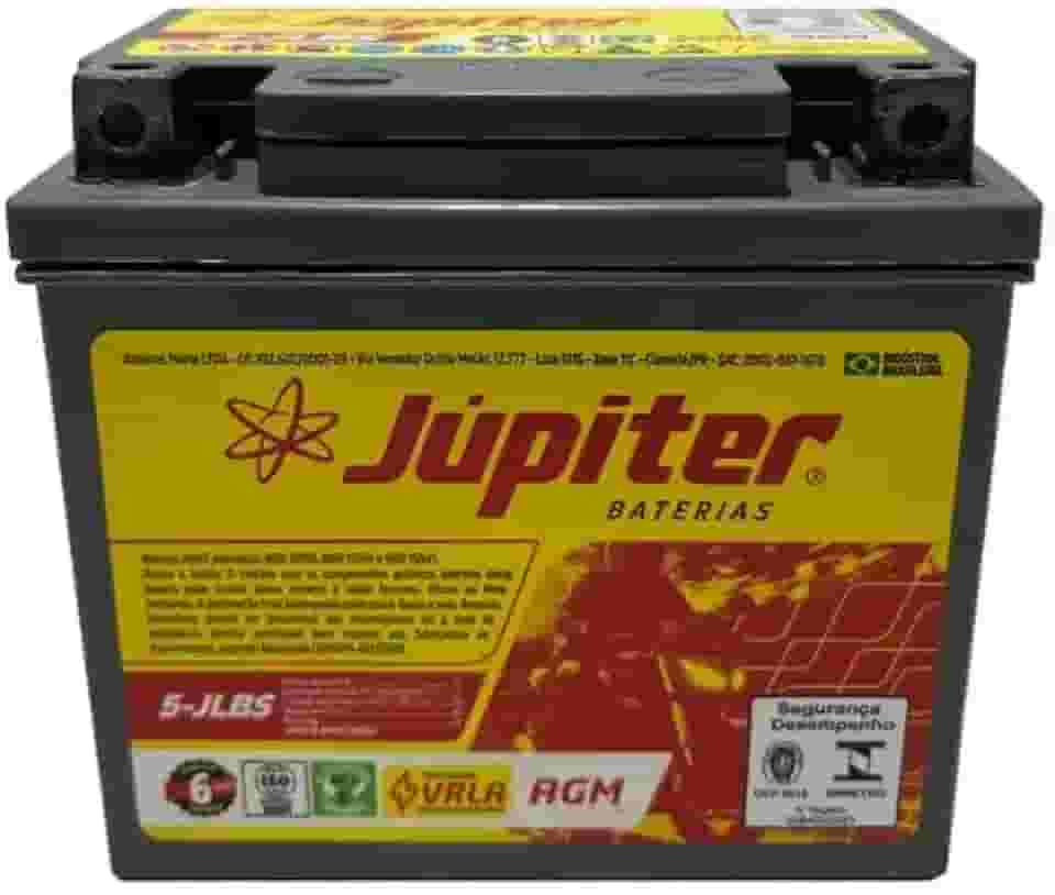 Bateria Júpiter Moto 5lbs Honda Cg 125/150 Titan Fan 125/150