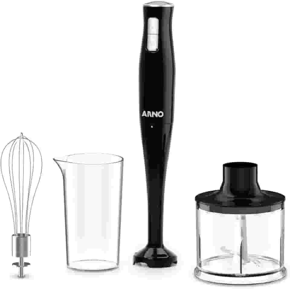 Mixer Arno TurboMix Pro 400W MX31, 3 em 1 com Processador de 600ml, Batedor para Claras e Copo Medidor de 500ml, Versátil, Potente e Prático, 110V