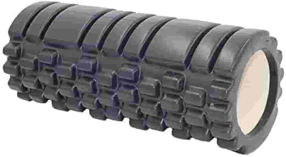 Rolo Massagem Liberação Miofascial Foam Roller Soltura Yoga Pilates - Preto