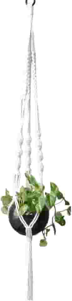 Suporte Corda Para Pendurar Vasos de Plantas Longo 150cm Arte Macramê