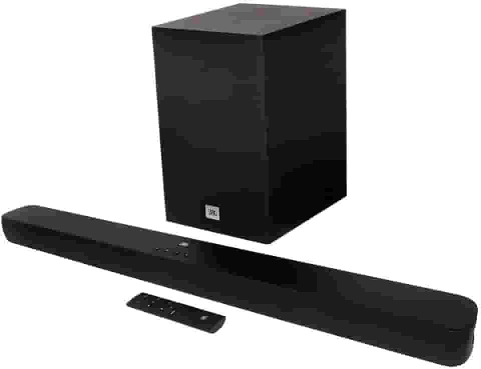 JBL, Soundbar, Cinema SB180, 2.1 Canais, Bluetooth, Subwoofer Sem Fio de 6,5" - Preto
