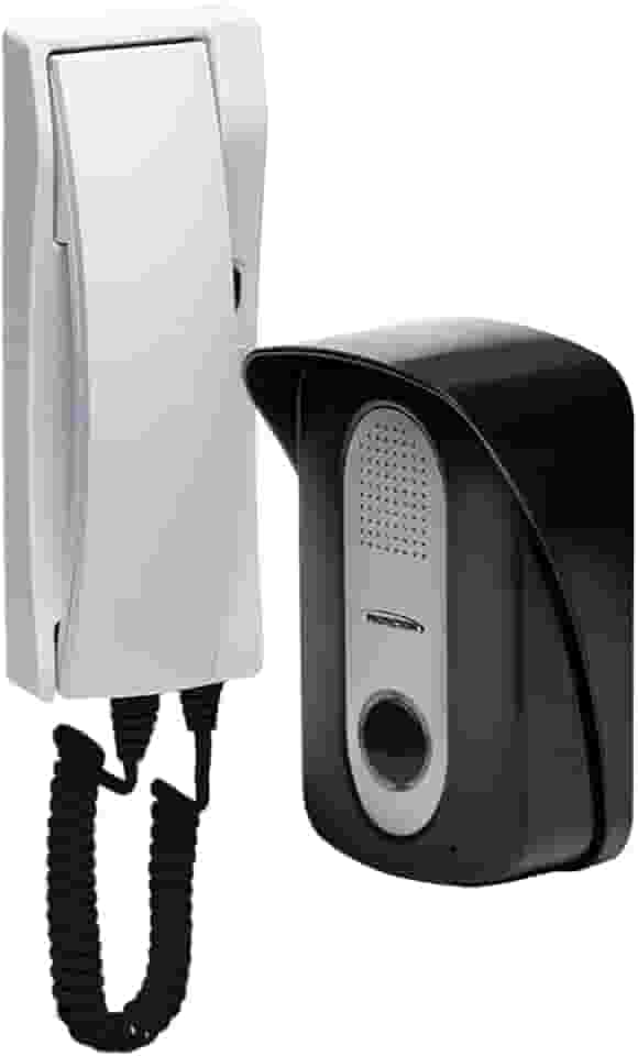 Porteiro Eletrônico Interfone Residencial Inviolável PT-270 Protection (Branco/Cinza)