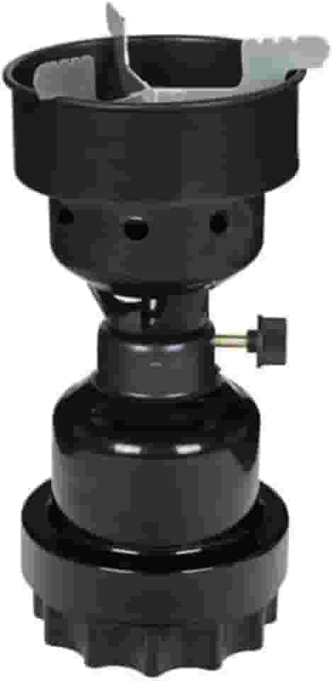 Fogareiro Portátil a Gás para Camping, Acendimento Automático, Compacto e Resistente, Preto