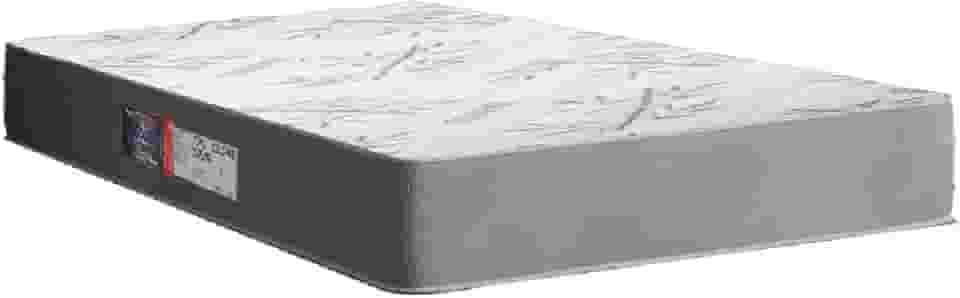 Colchão Solteiro Espuma Egito 88x188x19cm Cinza/Branco Portobel - Suporta até 100kg por Pessoa