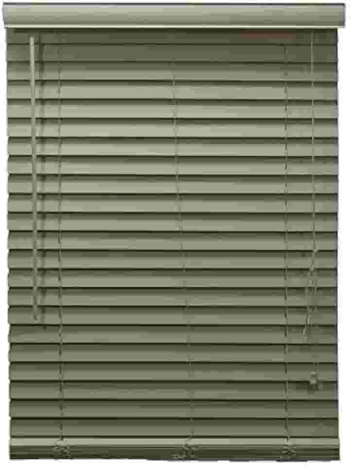Persiana Horizontal Pvc 50mm Natural Bege 80 (L) X 160 (A) C/Bandô 0,80 x 1,60 Tipo Madeira - Luxo