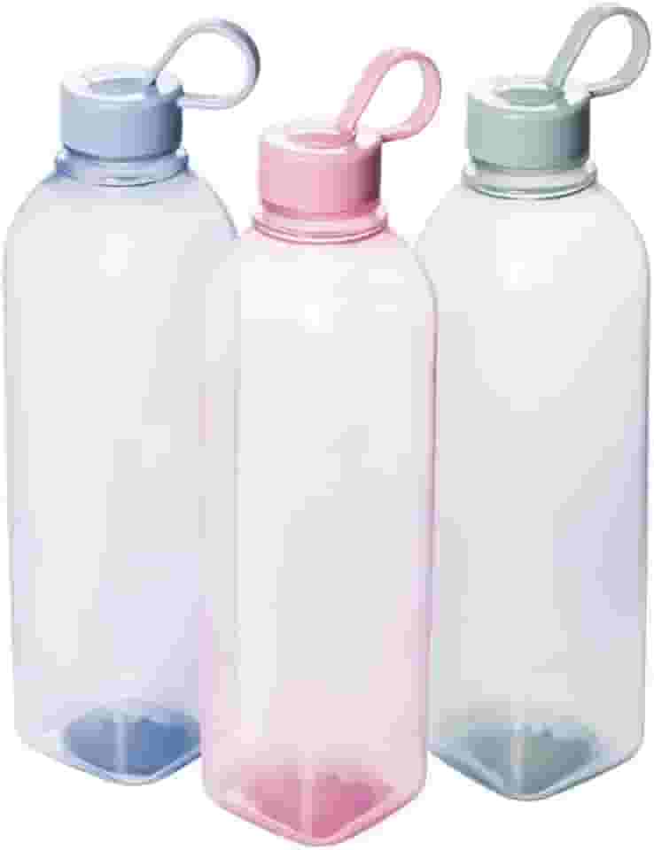 Garrafa Quadrada Colors 700Ml Plasútil