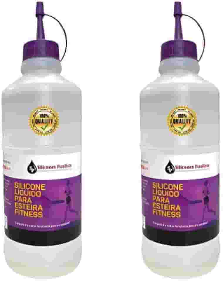 Kit de Silicone Lubrificante 2 Litros Para Esteiras Ergométrica Profissional e Domestica