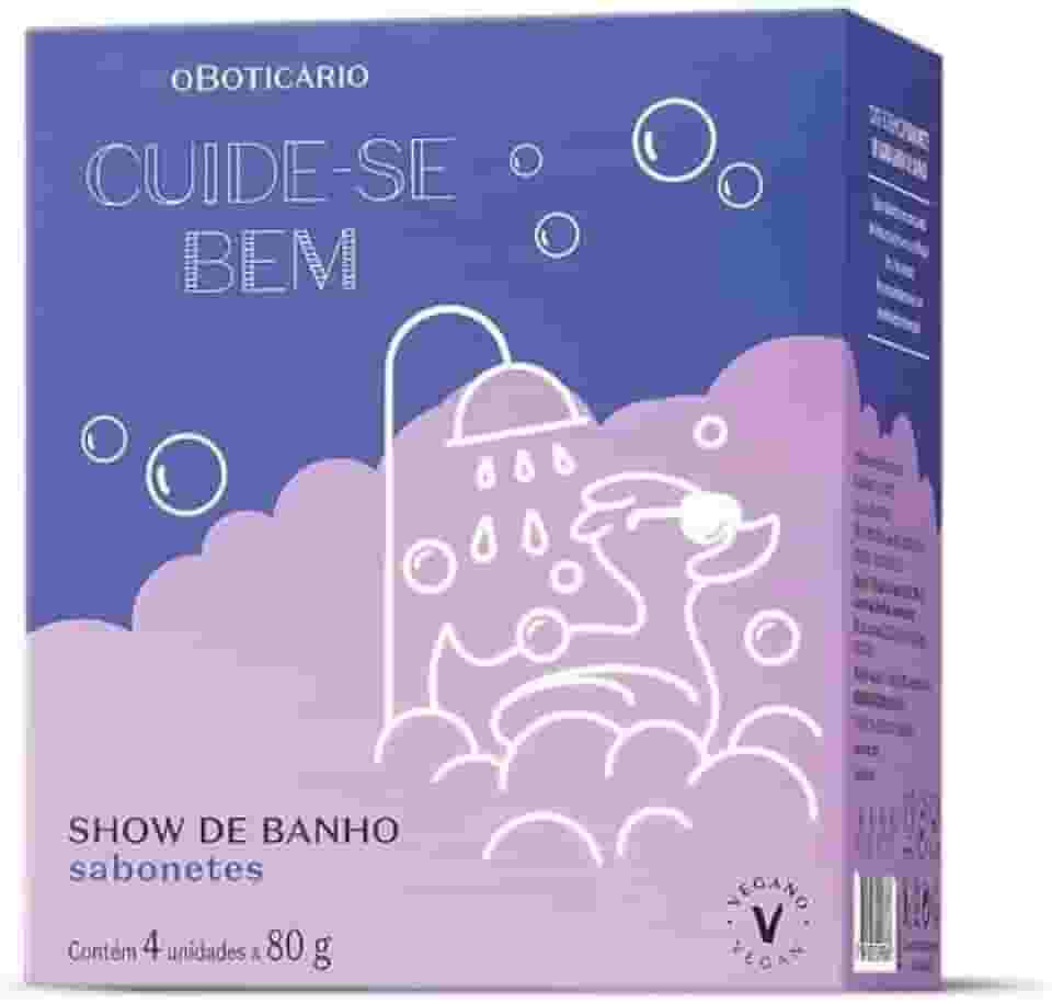 O Boticário, Kit Sabonete em Barra Cuide-se Bem Show de Banho 4 × 80g