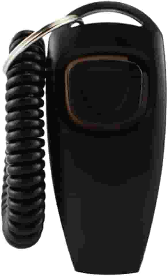 Clicker E Apito Pet Adestramento 2 Em 1 Treinamento Cachorro Com Pulseira Dog Clicker Adestramento Canino Com Apito Recompensa Barulho Cães Cachorro com Munhequeira Cordão