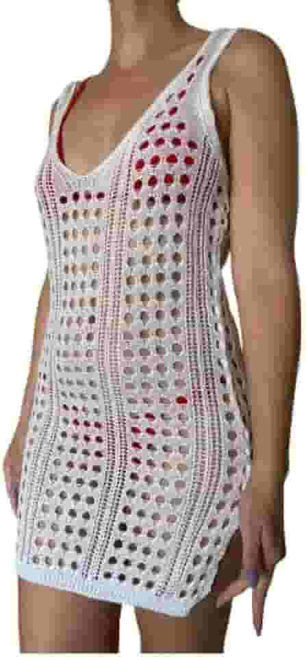 Vestido saida de praia em Tricot Verão 2026