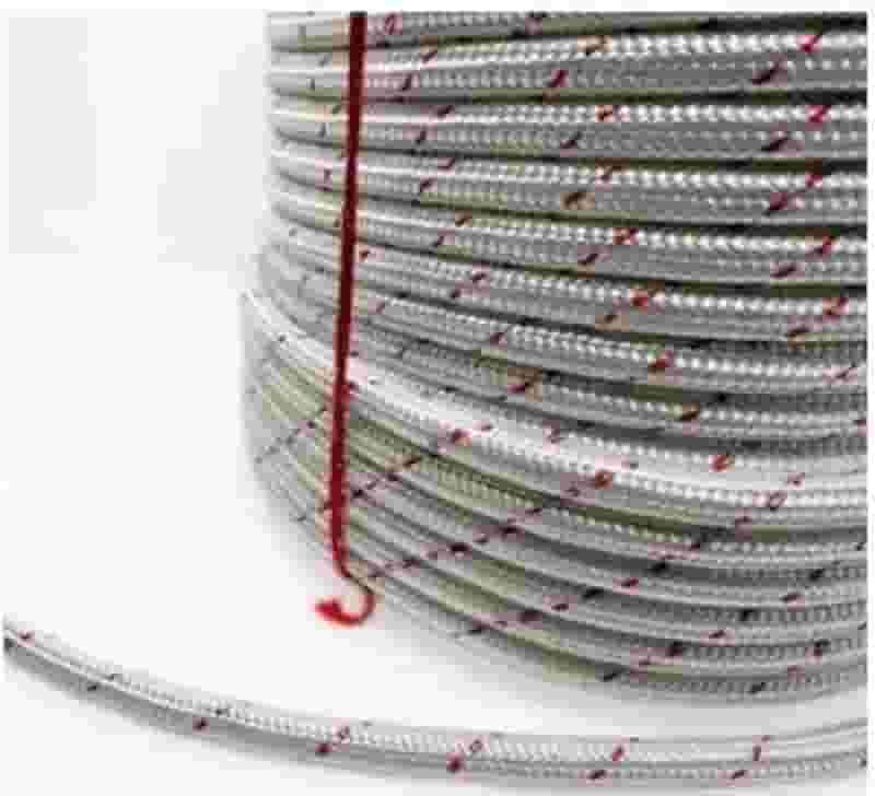20 Metros Corda Tipo Bombeiro 12mm Suporta 2,5t Nr18
