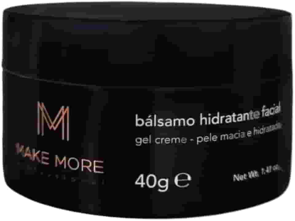 Bálsamo Hidratante Facial Make More 40g Pré Maquiagem Gel Creme Vegano Skin Care
