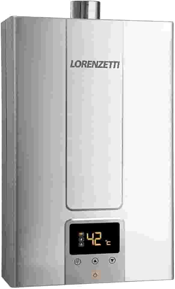Aquecedor de Água a Gàs LZ 1600 DE-I GLP Digital 15 L/Min, INOX Lorenzetti