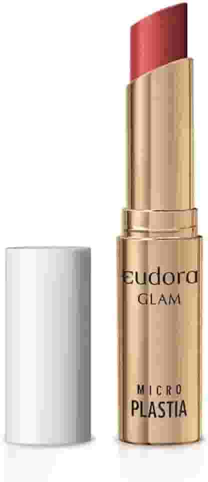 Eudora Batom Vermelho Ruby Glam Microplastia 3,3g