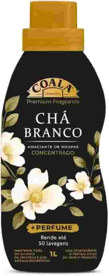 Coala Laundry Amaciante de Roupas Concentrado 1 Litro Chá Branco