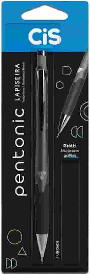 Lapiseira Profissional Pentonic 0.5 - Preta - Blister com 1 unidade + 1 tubo de grafite