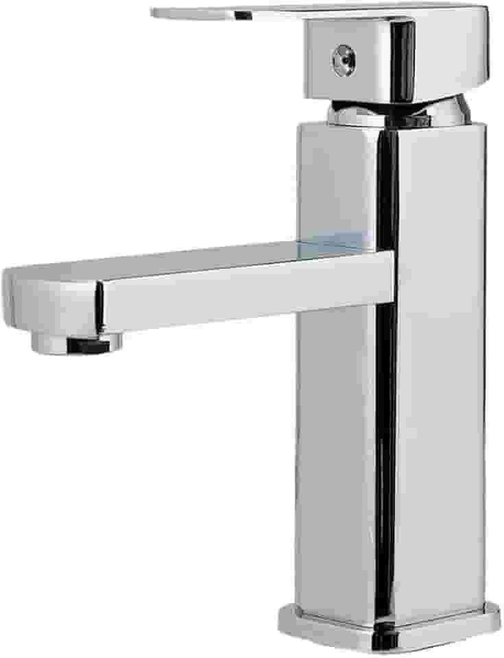 Pingoo.casa, Torneira Banheiro Misturador Monocomando Baixa Madeira - Cromado