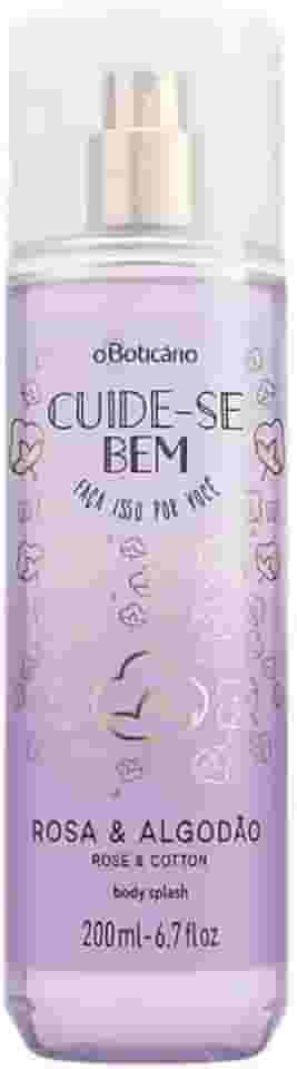 Body Splash Colônia Cuide-se Bem Rosa & Algodão 200ml O Boticário