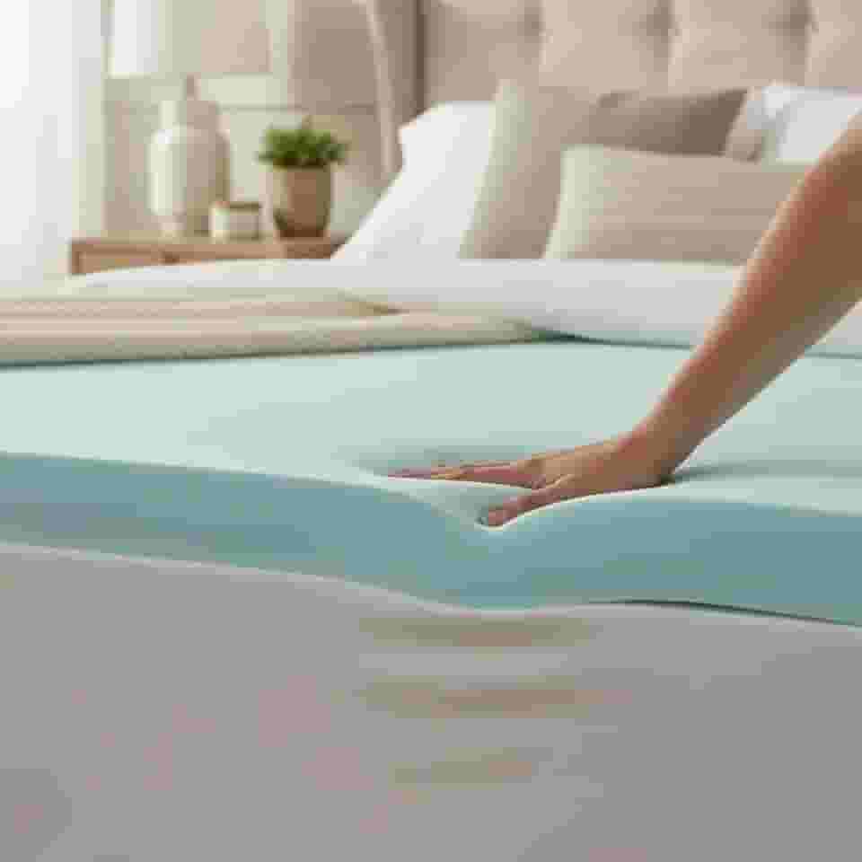 Pillow Top Viscoelástico Nasa Gel Infusion 5cm de espessura (Casal 1,38 X 1,88 X 0,05 m)