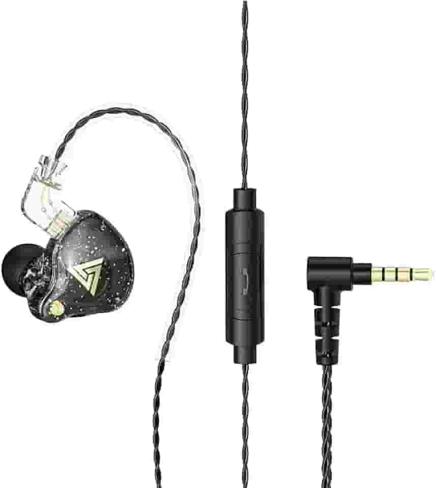 Fone De Ouvido Retorno De Palco Ak6 Pro Microfone In-ear Cor Preto
