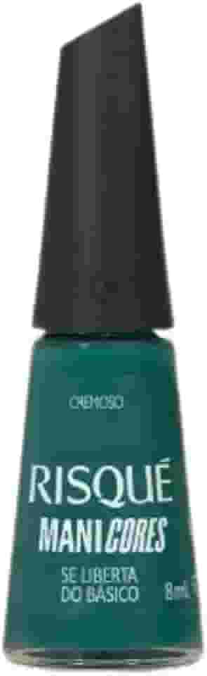 Risqué Esmalte Verde Escuro ManiCores Se Liberta do Básico Cremoso 8ml