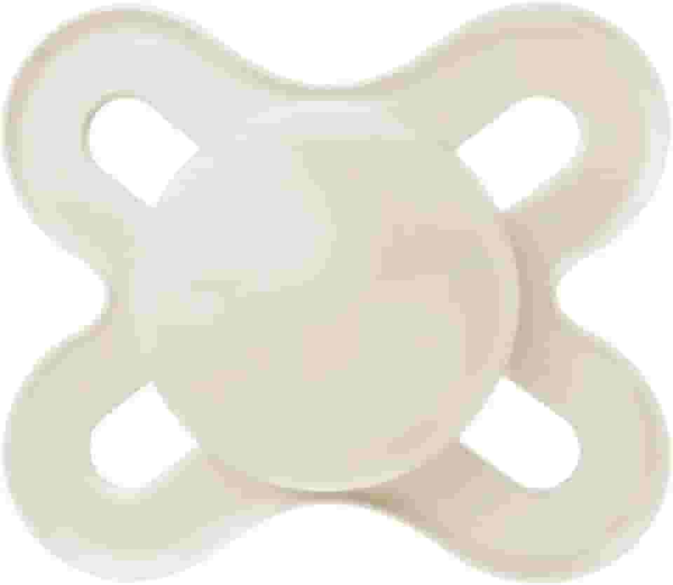 MAM Baby 1 Chupeta Original Start Com Bico Simétrico de Silicone SkinSoft para Crianças 0-2 Meses Autoesterilizável em 3 Minutos, Neutra