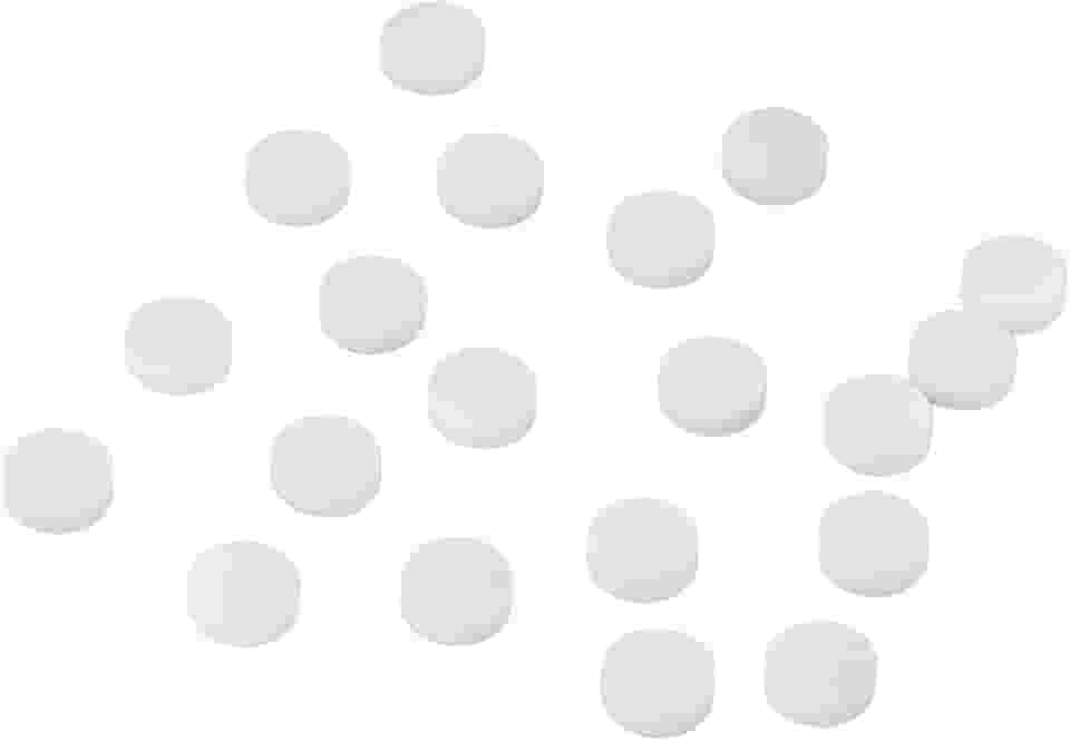 Marcador de posição de guitarra embutido pontos de escala profissional feito em escala branca para guitarra baixo ukulele bandolim banjo 20 peças (6 mm / 0,24 pol.)