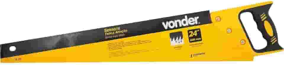 Vonder, Serrote 24", Aço Carbono, Tripla Afiação, Cabo Plástico Emborrachado, Se 240.