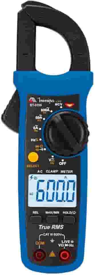 Alicate Amperimetro Digital CATIII 600V Funcao NCV Minipa ET-3155