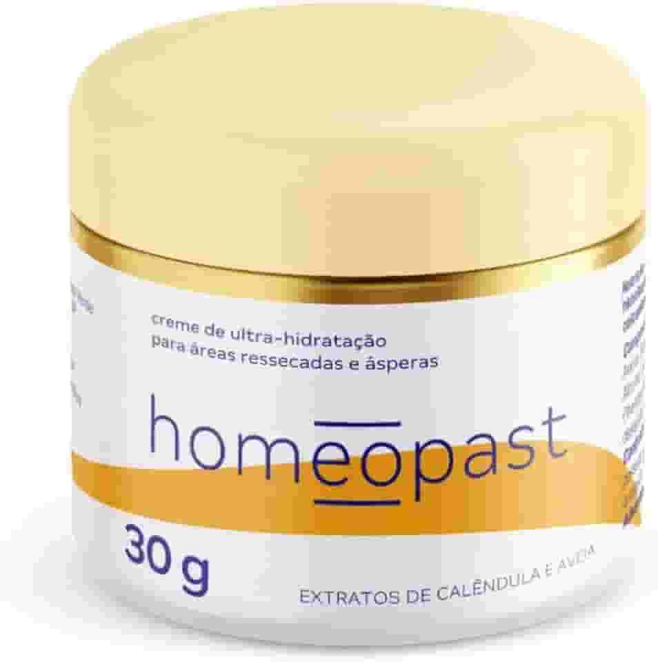 homeopast Ultra Hidratação 30g - Creme Intensivo para Pés Rachados, Ressecamento e Fissuras