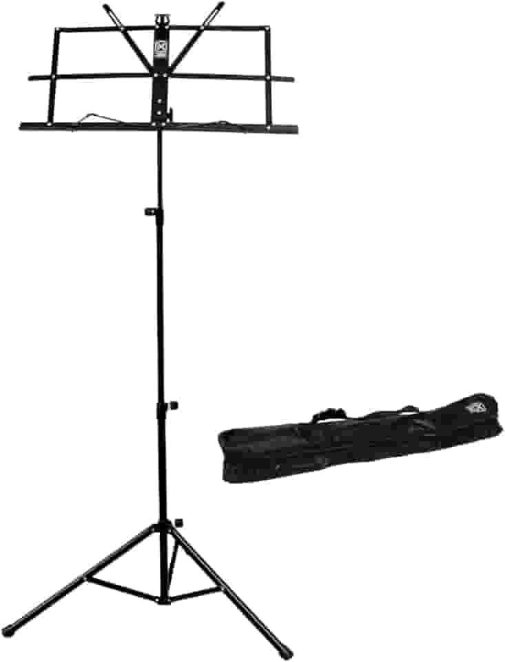 Estante Partitura Suporte Pedestal Cavalete Bolsa Ferro Ibox