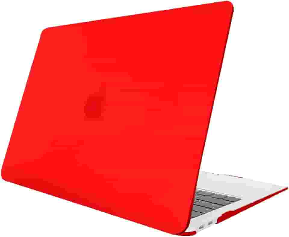 Case Capa Macbook New Air 13 A2337 C/Chip M1 Apple (VERMELHO FOSCO)