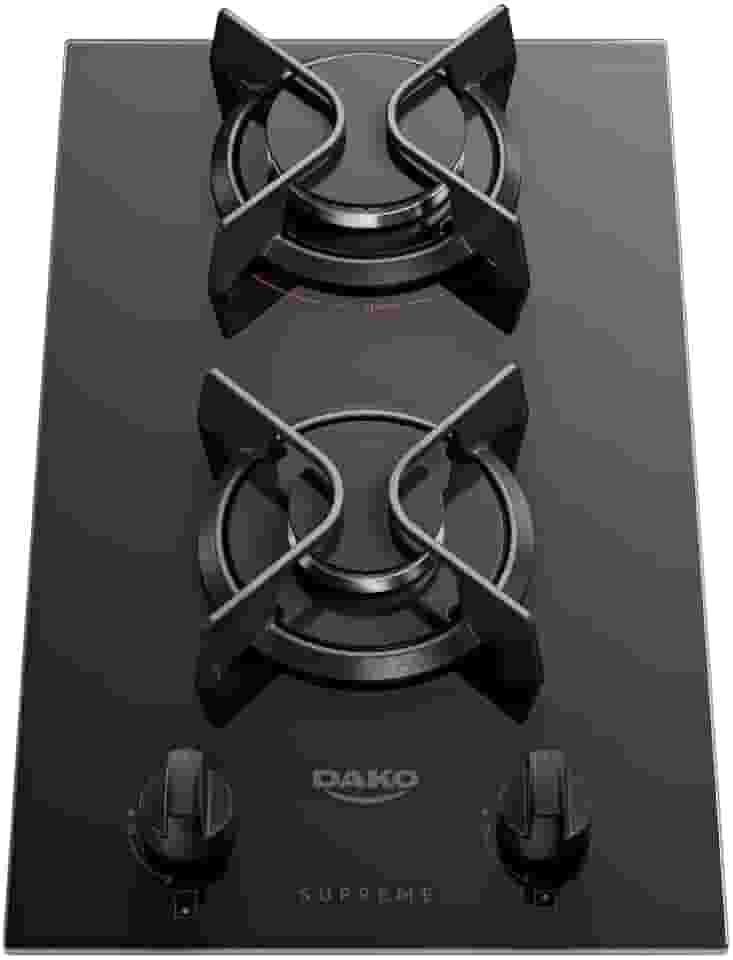 Cooktop 2 Bocas com Mesa de Vidro Dako Supreme Bivolt