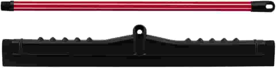 1 Rodo Plástico Grande 60cm com Cabo EVA Duplo Reforçado – Leve, Durável e Eficiente para Limpeza Rápida de Piso Molhado e Seco, Cozinha, Banheiro, Área Externa, Quintal e Garagem