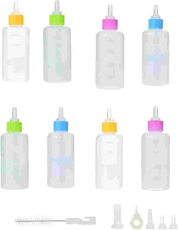 Mamadeira Pet Gato Cao Cachorro Filhote 60ml Kit 2 Unidades Cor Sortida Animal de Estimaçao Amamentaçao Seguro Higienico