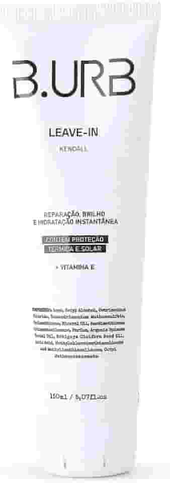 B.URB Leave-In Masculino Premium 150ml – Reconstrução Instantânea, Hidratação Prolongada, Antifrizz, Proteção Térmica e Solar para Todos os Tipos de Cabelo