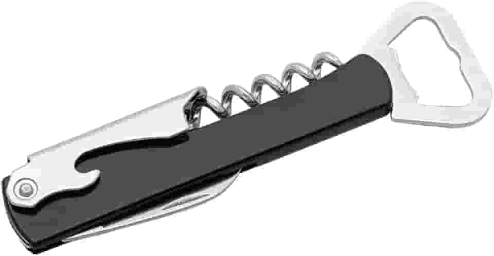 Saca Rolhas e Abridor de Garrafas 13,5 cm Inox Mimo Style