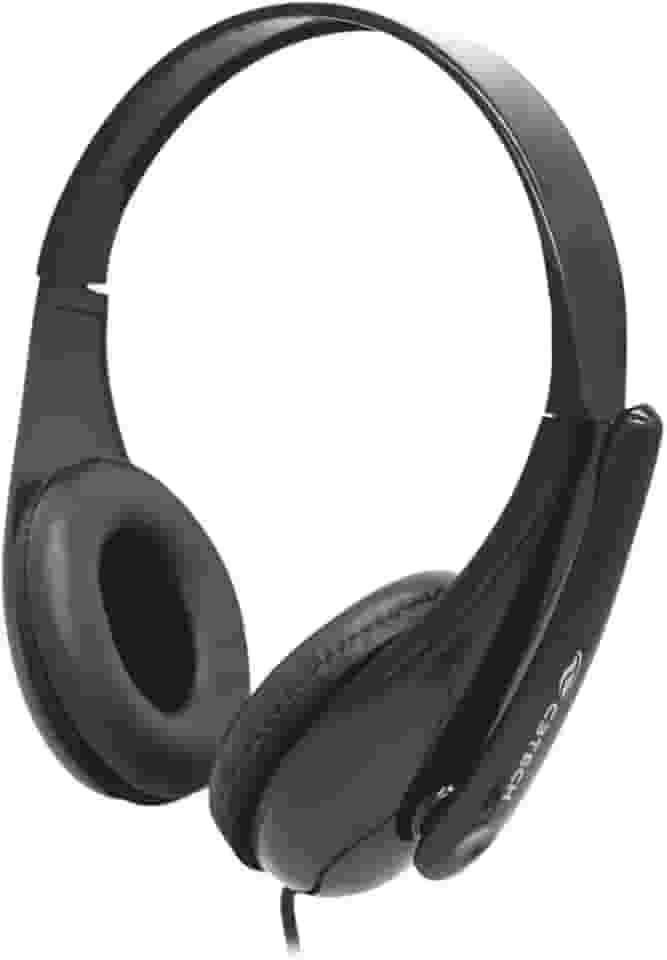 C3tech Headset com fio USB PH-340BK, Preto, microfone Omnidirecional, Alto-Falante 40mm