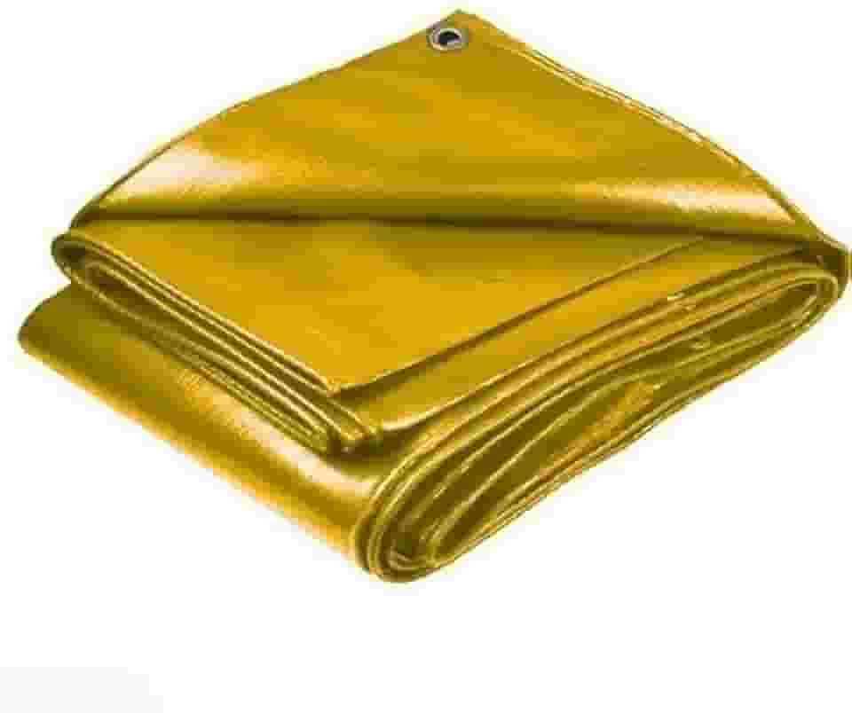 Lona Polietileno 3x2 Forte Leve E Grossa 300 Micras Multiuso Impermeável (Amarelo)