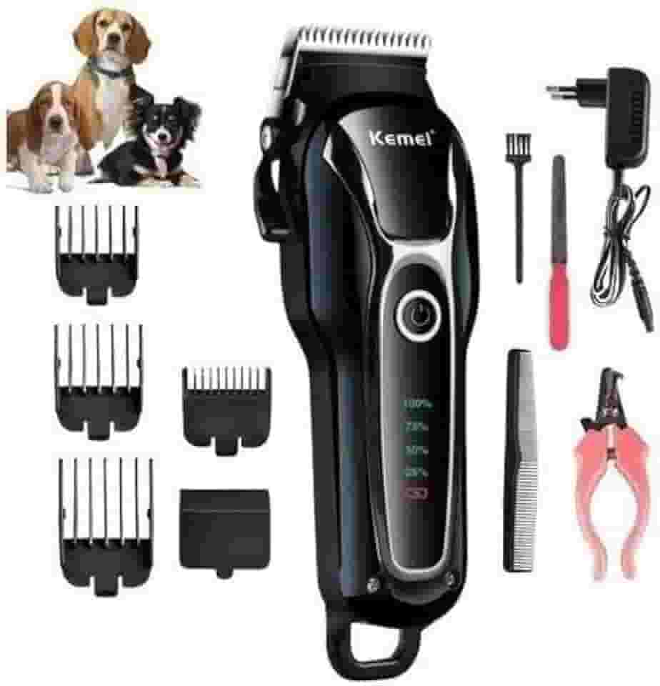 Máquina de Tosa Pet Bivolt Profissional Kemei KM-1991