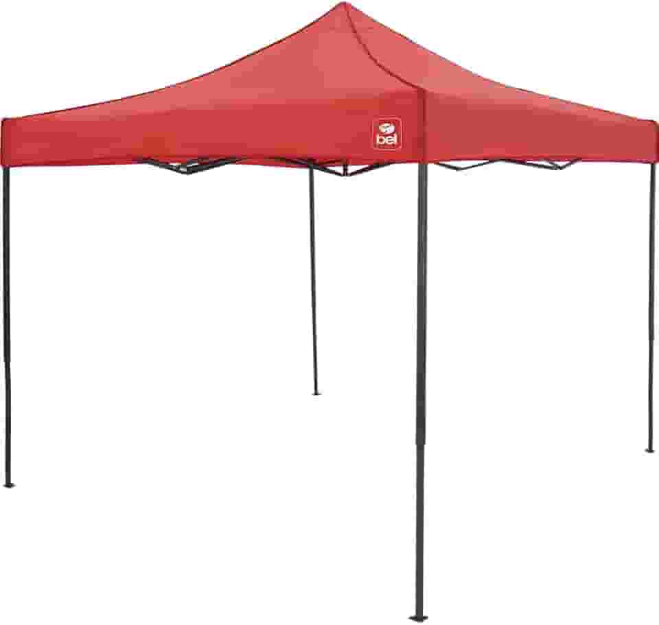 Bel - Tenda Gazebo Dobrável Pagoda 3m x 3m Oxford Vermelha