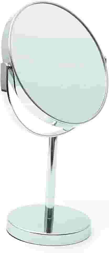 Espelho Para Maquiagem De Mesa Grande Dupla Face 5x Aumento / ESP031