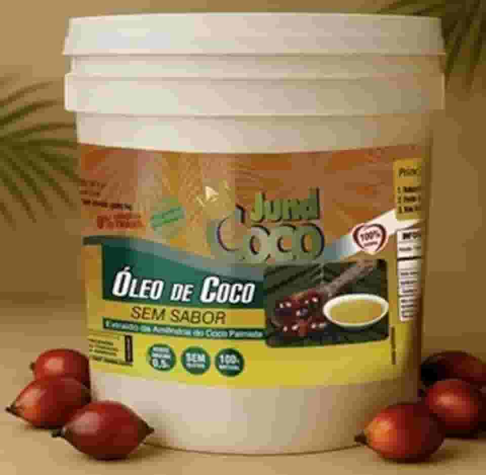 Óleo de Coco Palmiste Sem Sabor 3 Litros - Jund Coco