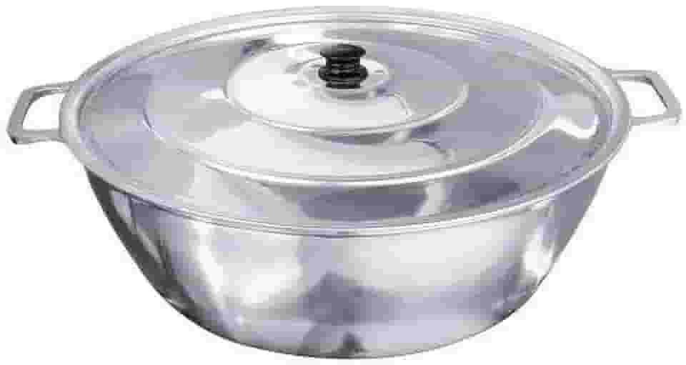 Tacho Alumínio Fundido Polido Industrial Grosso Hotel 28cm 3,5L