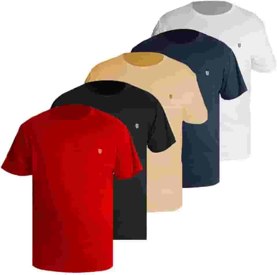 Kit 5 Camiseta Plus Size Over G1,G2,G3,G4 100% Algodão Premium