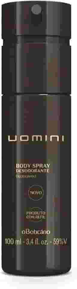 Desodorante Body Spray Uomini O Boticário 100 Ml Fragrância:tradicional Fragrância:tradicional