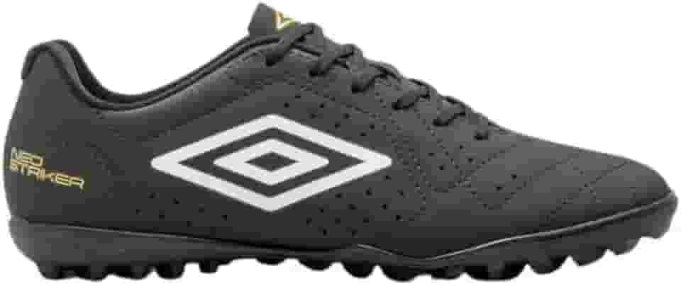 Chuteira Umbro Neo Striker Society Cinza e Laranja